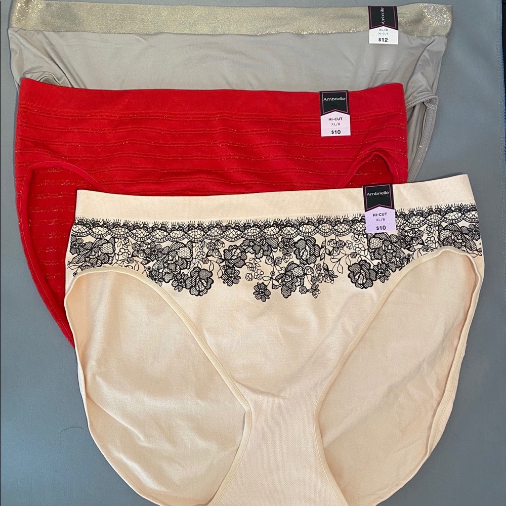 NWT Ambrielle Panties, Hi-Cut, XL 8
